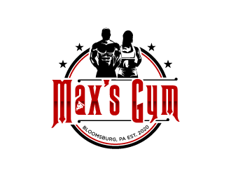 Max’s Gym logo design by torresace
