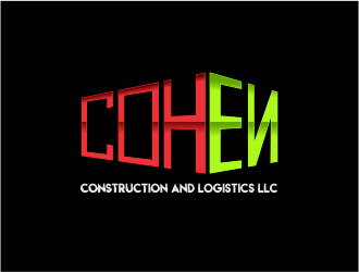 Cohen Construction and Logistics LLC logo design by up2date