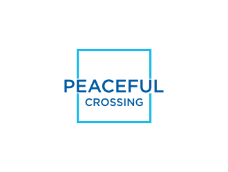 Peaceful Crossing logo design by luckyprasetyo