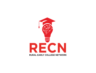 RECN   Rural Early College Network logo design by Greenlight