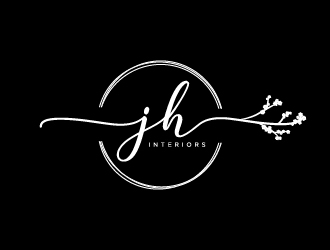 JH Interiors logo design by Lovoos