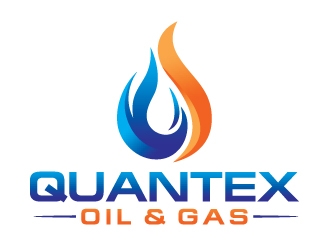 QUANTEX OIL & GAS logo design by ruki