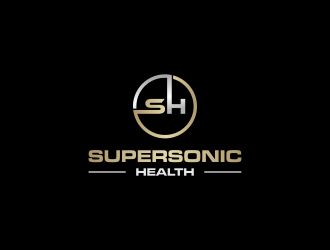 SUPERSONIC HEALTH logo design by haidar
