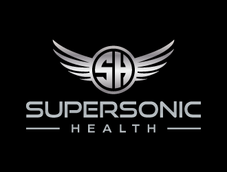 SUPERSONIC HEALTH logo design by akilis13