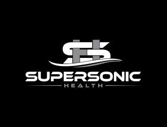 SUPERSONIC HEALTH logo design by giphone