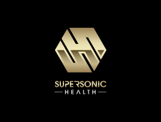 SUPERSONIC HEALTH logo design by yunda