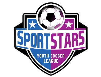 SportStars Youth Soccer League logo design by bougalla005