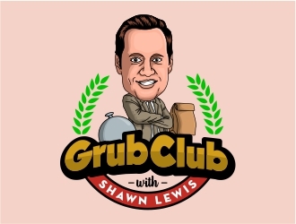 Grub Club with Shawn Lewis logo design by Eko_Kurniawan
