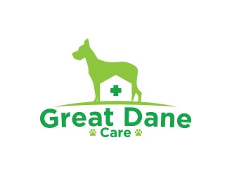 Great Dane Care logo design by yippiyproject