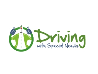 Driving with Special Needs logo design by AamirKhan
