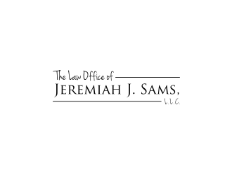 The Law Office of Jeremiah J. Sams, L.L.C. logo design by Barkah