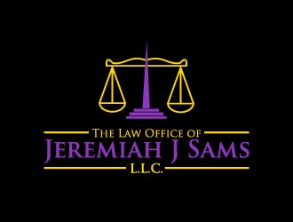 The Law Office of Jeremiah J. Sams, L.L.C. logo design by rosy313