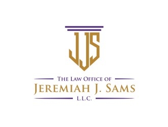 The Law Office of Jeremiah J. Sams, L.L.C. logo design by Gravity
