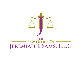 The Law Office of Jeremiah J. Sams, L.L.C. logo design by Thoks