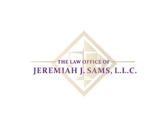 The Law Office of Jeremiah J. Sams, L.L.C. logo design by heba