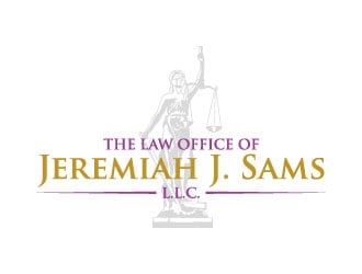 The Law Office of Jeremiah J. Sams, L.L.C. logo design by daywalker