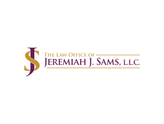 The Law Office of Jeremiah J. Sams, L.L.C. logo design by Lavina