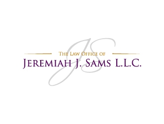 The Law Office of Jeremiah J. Sams, L.L.C. logo design by labo