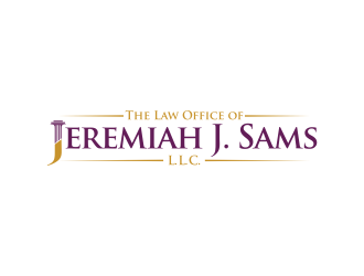 The Law Office of Jeremiah J. Sams, L.L.C. logo design by Lavina