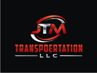 JTM Transportation, LLC logo design by bricton