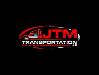 JTM Transportation, LLC logo design by wongndeso