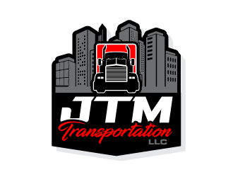 JTM Transportation, LLC logo design by PRN123