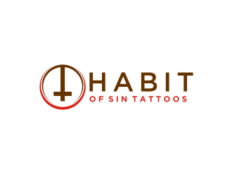 Habit of sin tattoos logo design by bricton