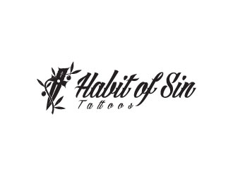 Habit of sin tattoos logo design by aryamaity