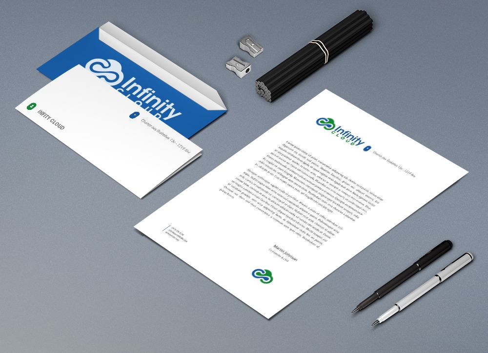 Infinity Cloud logo design by Frenic