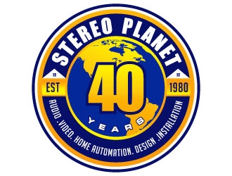 Stereo Planet logo design by Suvendu