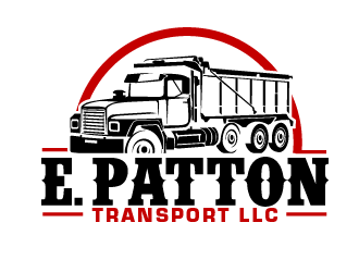 E. Patton transport llc logo design by THOR_