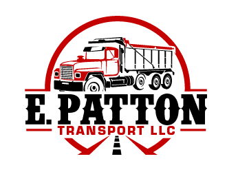 E. Patton transport llc logo design by THOR_