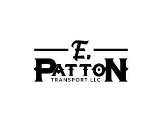 E. Patton transport llc logo design by N3V4