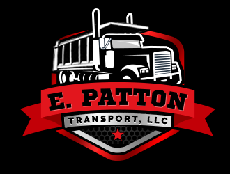 E. Patton transport llc logo design by ProfessionalRoy