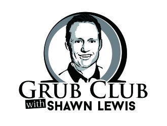 Grub Club with Shawn Lewis logo design by aladi