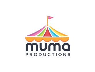 MUMA Productions logo design by ammad