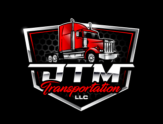 JTM Transportation, LLC logo design by PRN123