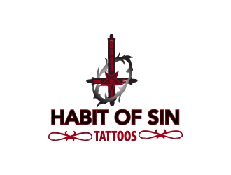 Habit of sin tattoos logo design by Mirza