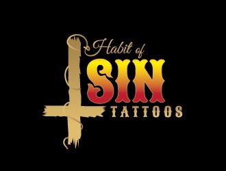 Habit of sin tattoos logo design by CuteCreative