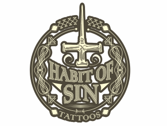 Habit of sin tattoos logo design by MCXL