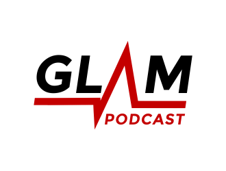 GLAM Podcast logo design by Girly