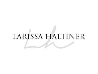 Larissa Haltiner logo design by tukangngaret