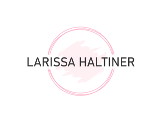 Larissa Haltiner logo design by Girly