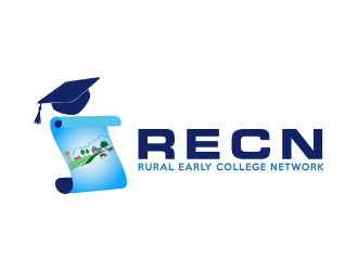 RECN   Rural Early College Network logo design by nona