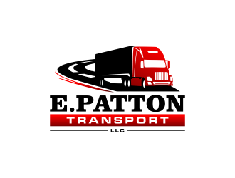 E. Patton transport llc logo design by semar