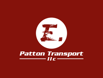 E. Patton transport llc logo design by berkahnenen