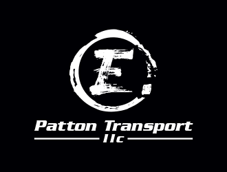 E. Patton transport llc logo design by berkahnenen