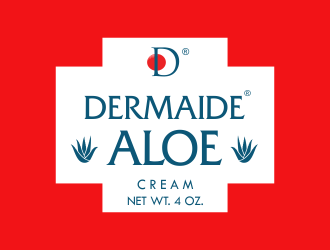 Dermaide Aloe Cream logo design by Cekot_Art