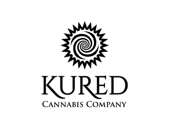 Kured Cannabis Company logo design by Girly