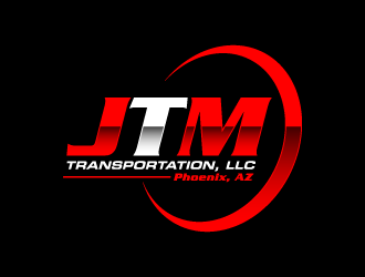 JTM Transportation, LLC logo design by denfransko
